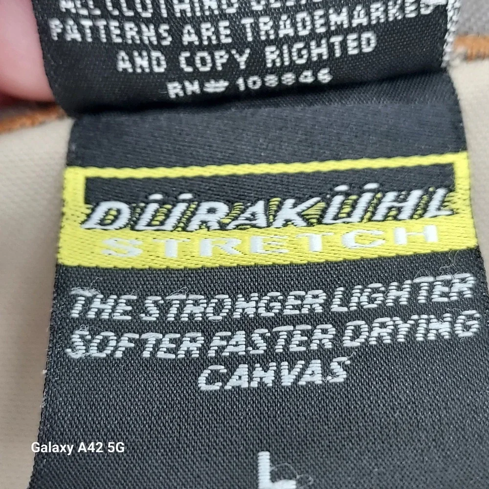Kuhl Durakuhl Stretch Canvas Skirt Brown Utility Hiking Outdoor Womens Large‎